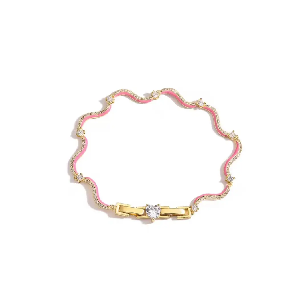 Pink Waves Bracelet